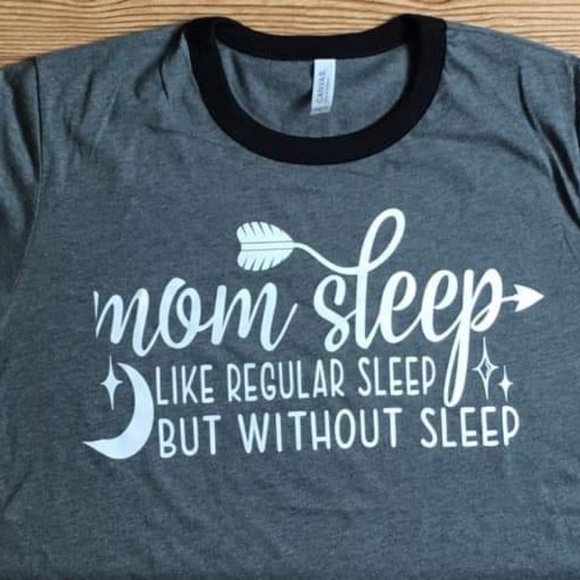 Bella Canvas | Tops | Mom Sleep Custom 